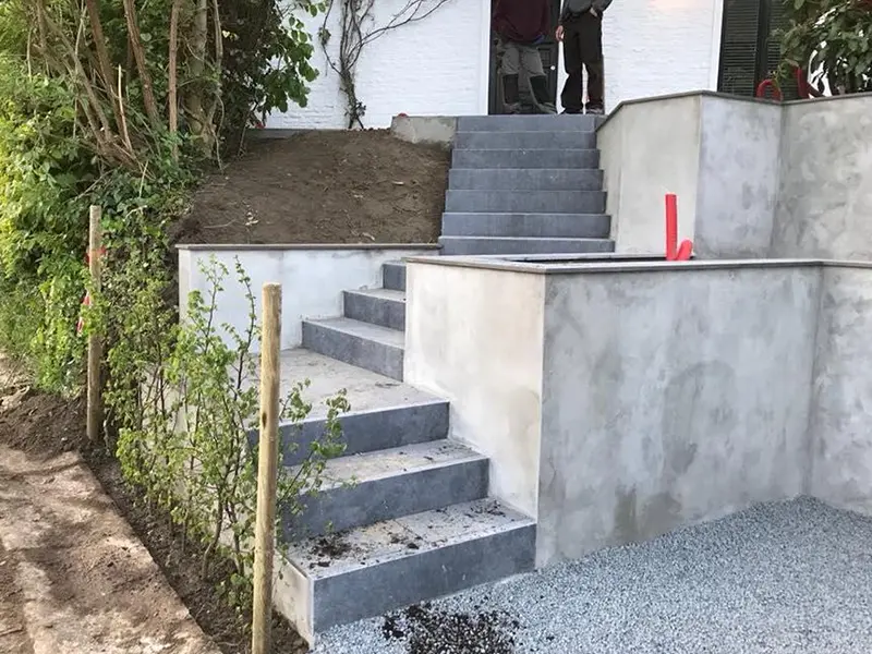 Création d'un escalier extérieur
